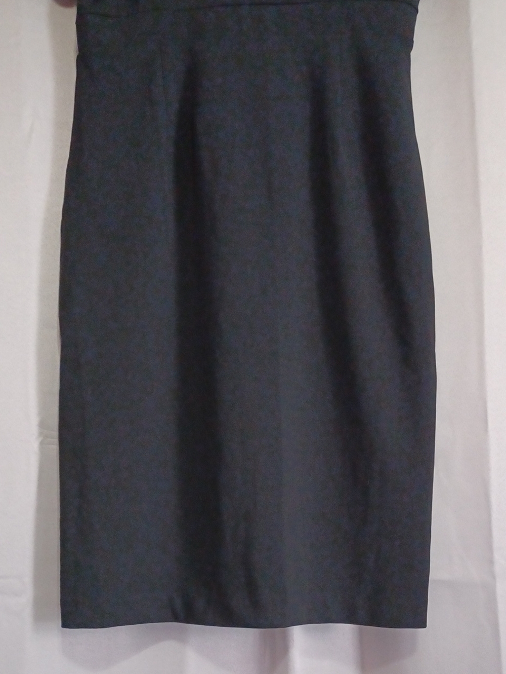 Alexia Admor Black Jacqueline Dolman Sheath Midi Dress V-Back Gold Zipper Size L - Picture 7 of 15